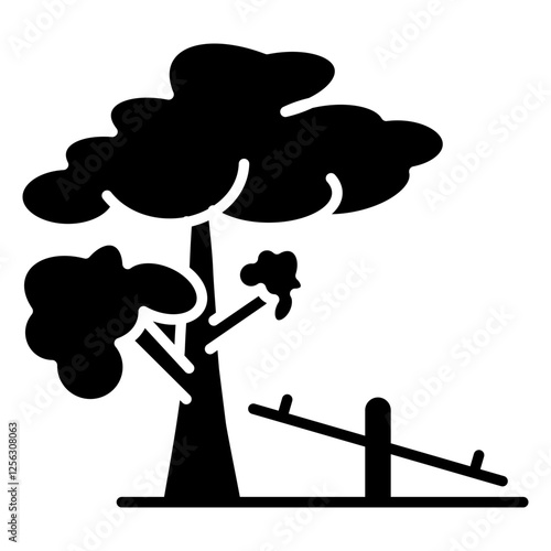 Playground Glyph Icon