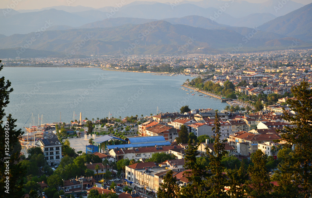 Fethiye in Mugla, Turkey.