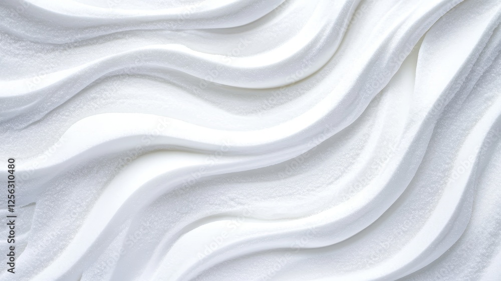 Whipped Cream Texture Background - Soft, fluffy, white whipped cream swirls. Symbolizing: delicacy, indulgence, sweetness, lightness, purity Whipped Cream Texture Background - Soft, fluffy, white whipped cream swirls. Symbolizing: delicacy, indulgence, sweetness, lightness, purity