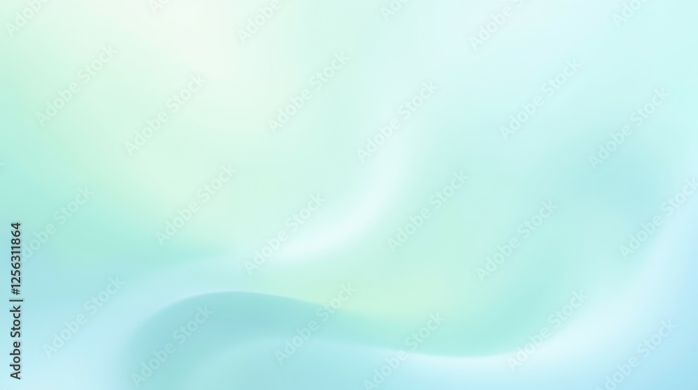 Fototapeta premium Soft Pastel Abstract Background with Gentle Flowing Curves and Light