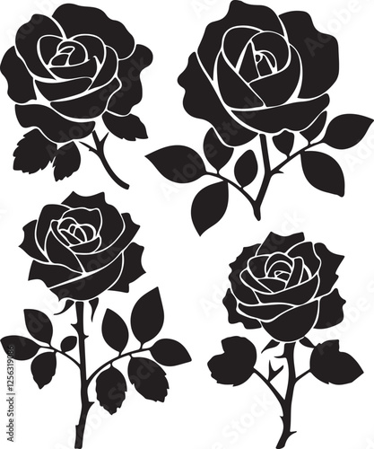 seamless pattern with roses