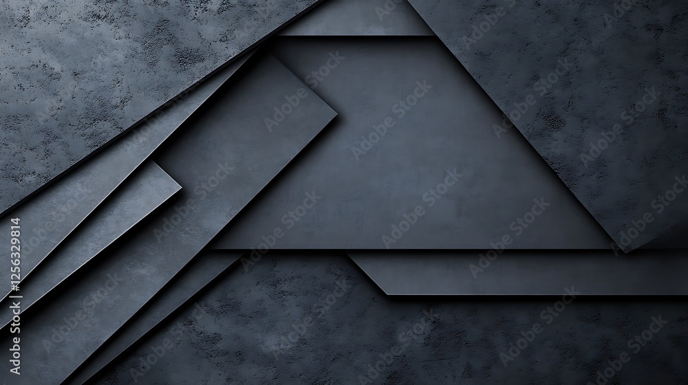 Dark grey geometric abstract background Dark grey geometric abstract background