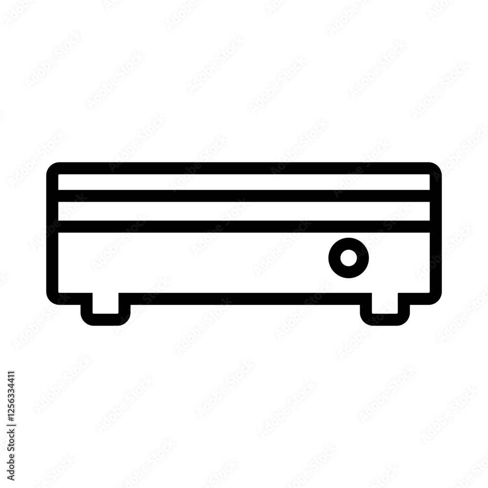 Terminal device family outline icon pack Terminal device family outline icon pack