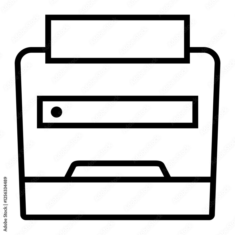 Terminal device family outline icon pack Terminal device family outline icon pack