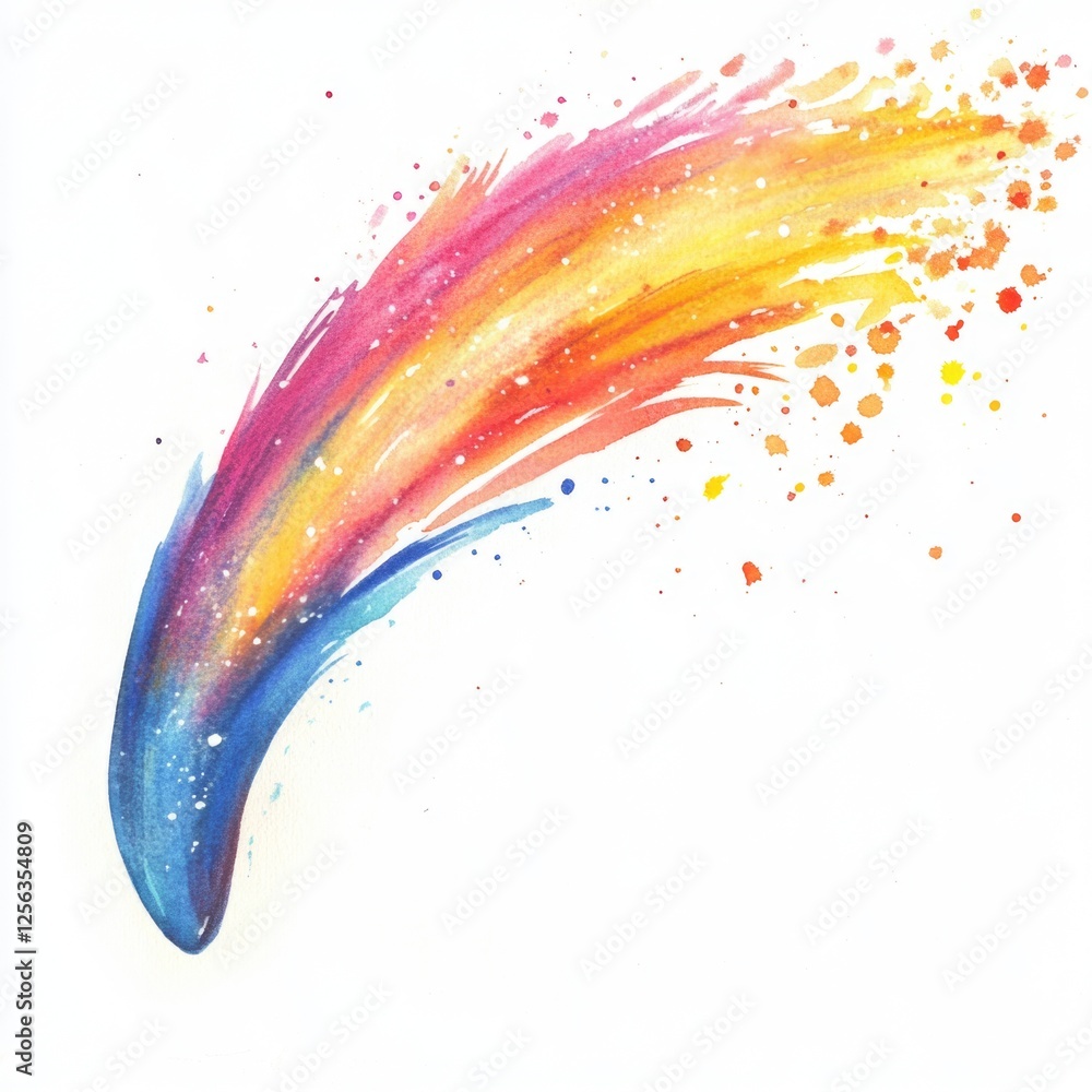 Obraz premium Rainbow Fountain