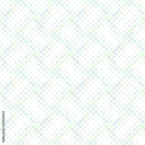 Colorful seamless diagonal square pattern background - geometrical vector design