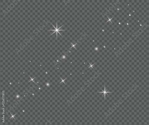 Abstract blurry star light for background. Twinkle star pattern for photo effect and overlay