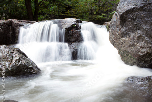 Lastiver Waterfall near Enokavan and Ijevan, Armenia,