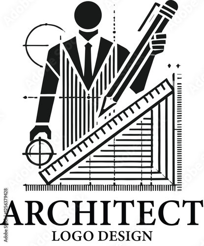 Architect Vector Logo Design