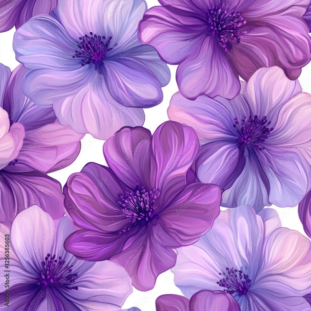 Obraz premium Purple Dahlia Flowers