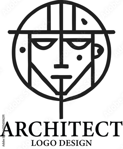 Architect Vector Logo Design