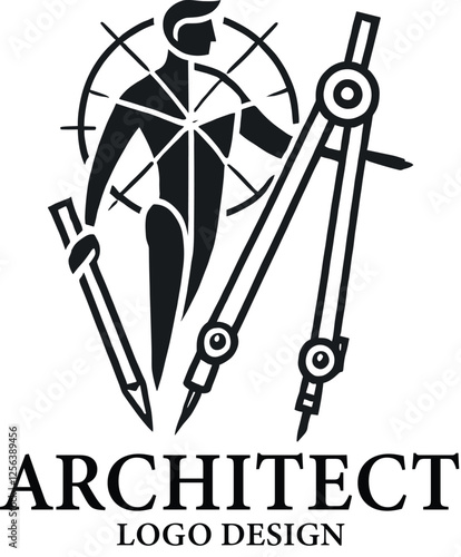 Architect Vector Logo Design