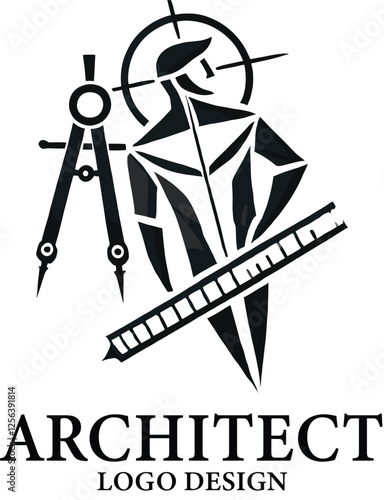 Architect Vector Logo Design