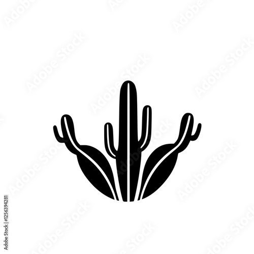 Desert cactus logo