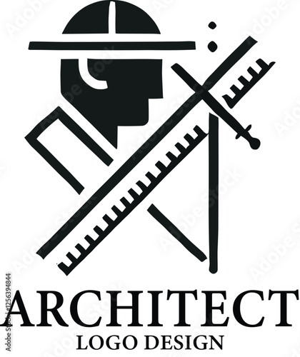 Architect Vector Logo Design