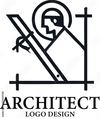 Architect Vector Logo Design