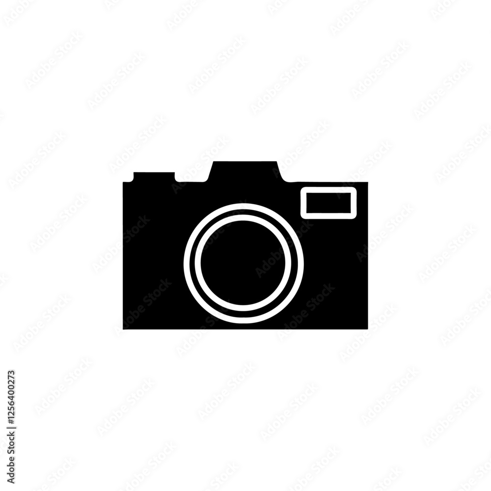 camera icon Simple thin line logo camera icon Simple thin line logo