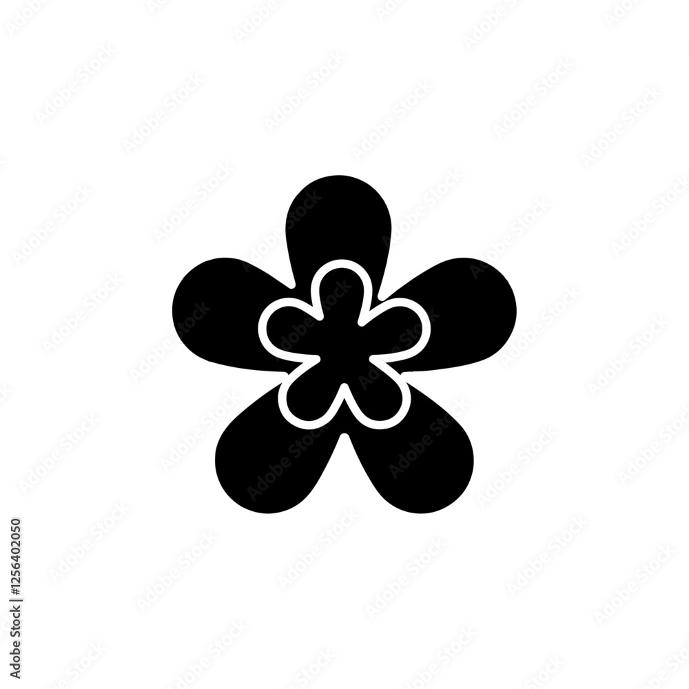 jasmine icon Simple thin line logo jasmine icon Simple thin line logo