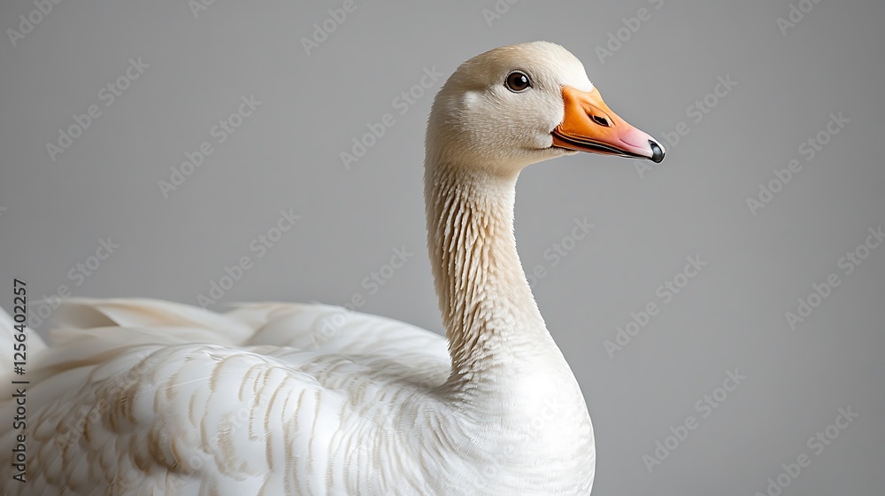 Obraz premium a duck on white background 
