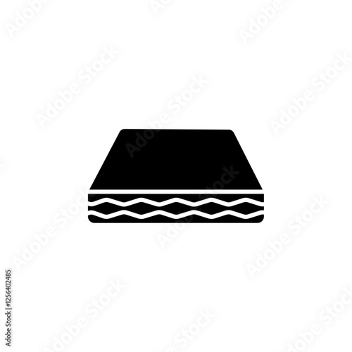 mattress icon Simple thin line logo