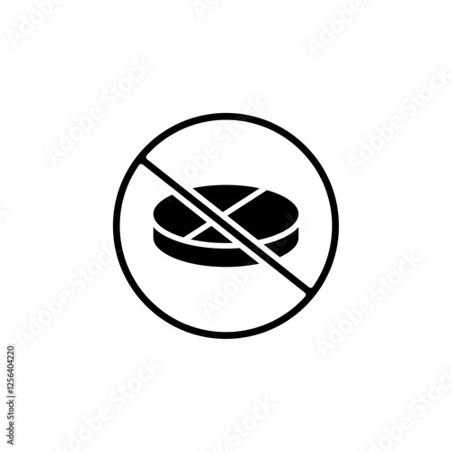 no tablet icon Simple thin line logo