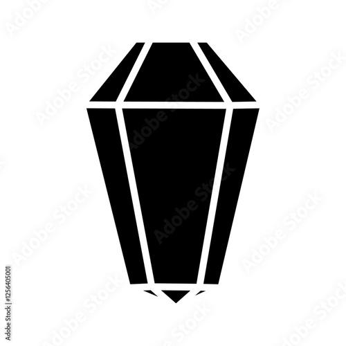 precious stone icon Simple thin line logo