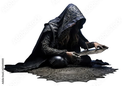 PNG Necromancy women sorcerer adult black photo