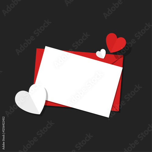 love message. confession of love. love. vector