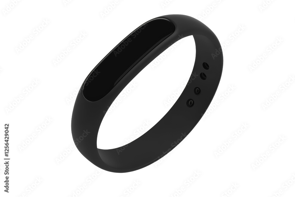 Black banded wrist watch with a black band Black banded wrist watch with a black band