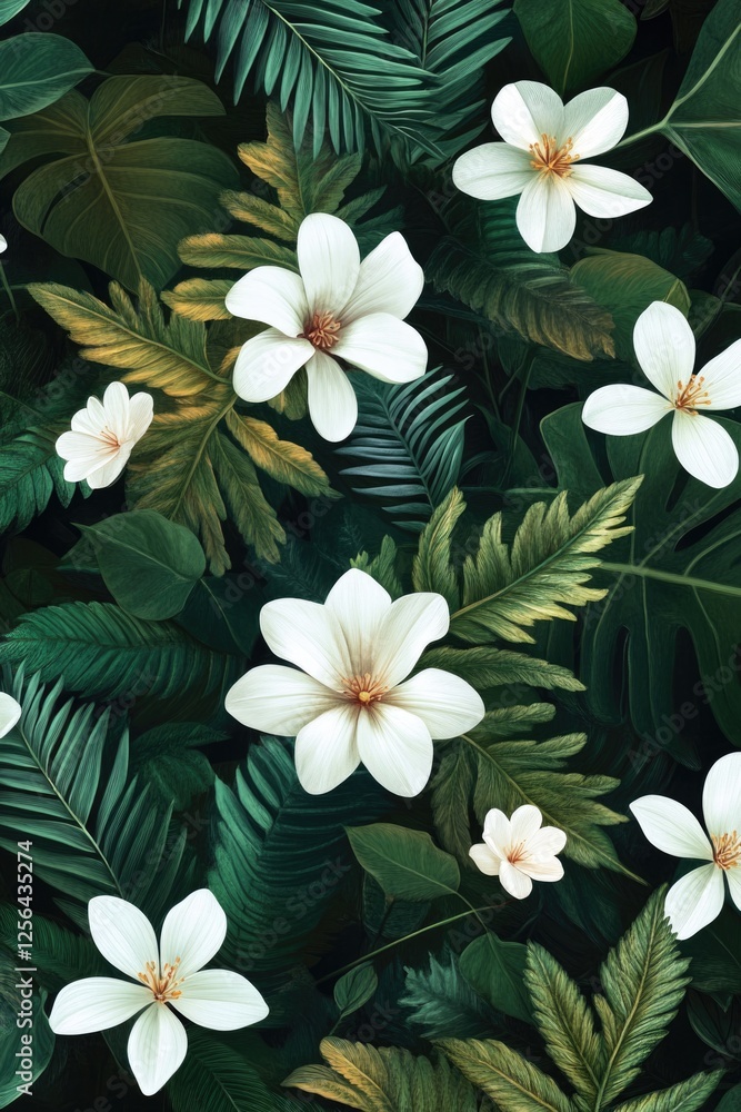 Obraz premium Nature Floral Pattern