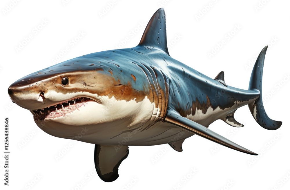 Fototapeta premium PNG Shark shark animal fish.