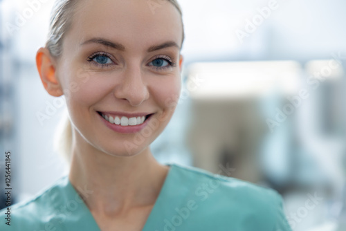 Young woman doctor in lab coat working in hospital laboratory Free Download Young woman doctor in lab coat working in hospital laboratory - GFXLoad