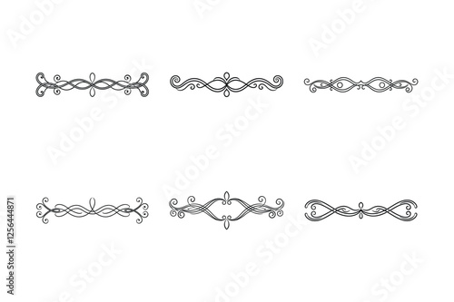 set of decorative elements for design