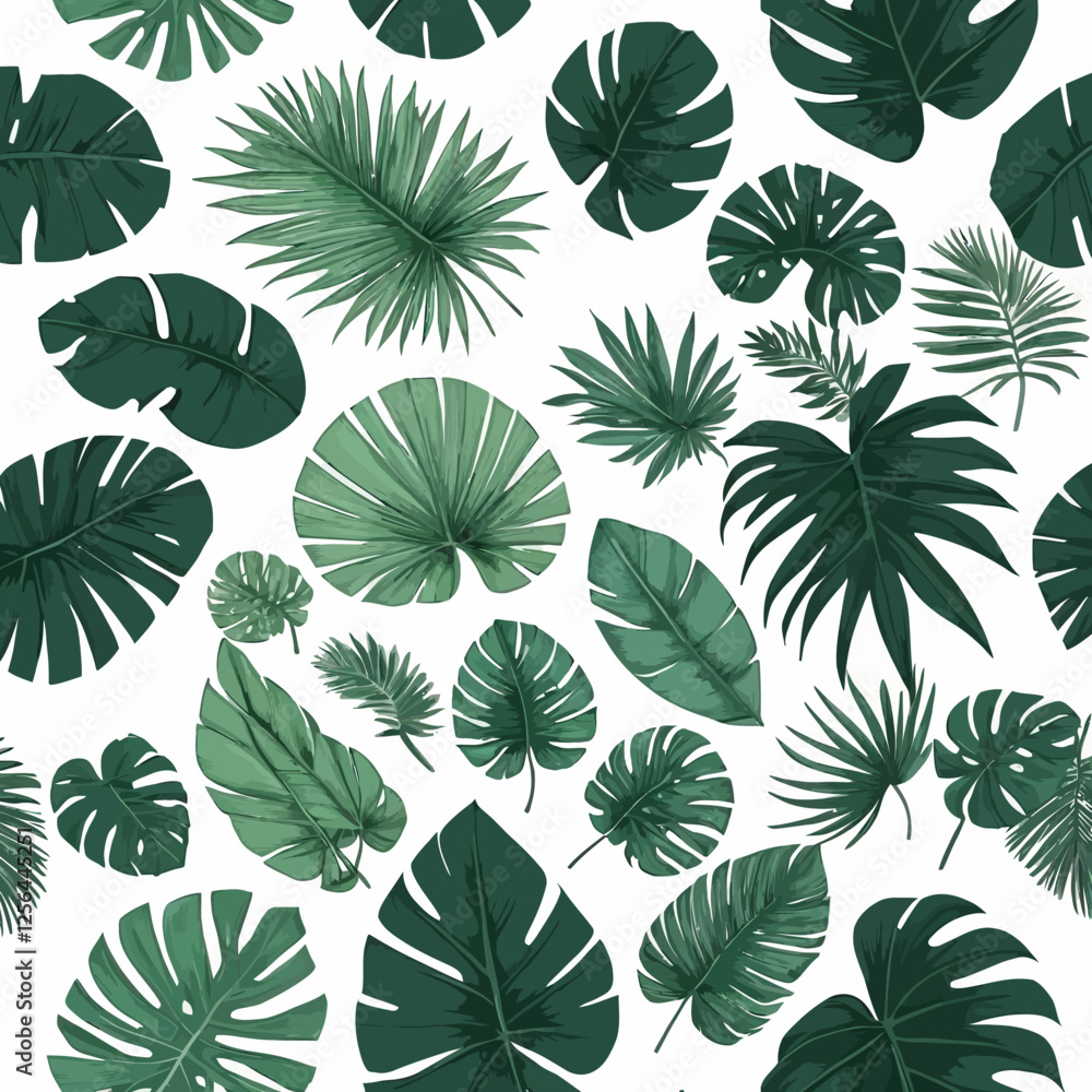 Set of tropical palm leaf silhouettes isolated on a white background. Perfect for botanical designs, summer themes, and nature-inspired projects. Set of tropical palm leaf silhouettes isolated on a white background. Perfect for botanical designs, summer themes, and nature-inspired projects.