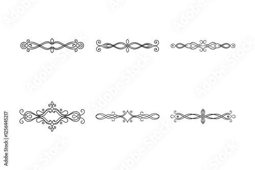 set of decorative elements for design