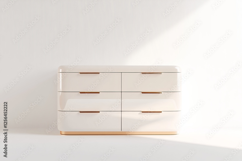 Sleek chest design in modern interior with soft lighting and clean lines Sleek chest design in modern interior with soft lighting and clean lines