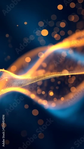 Animation futuristic representation of sound waves, encapsulating the beat and tempo. Background. Screensaver. 