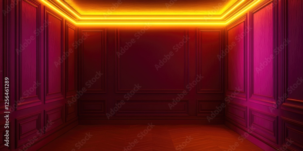 Cyberpunk Interior: A Modern Minimalist Room Cyberpunk Interior: A Modern Minimalist Room
