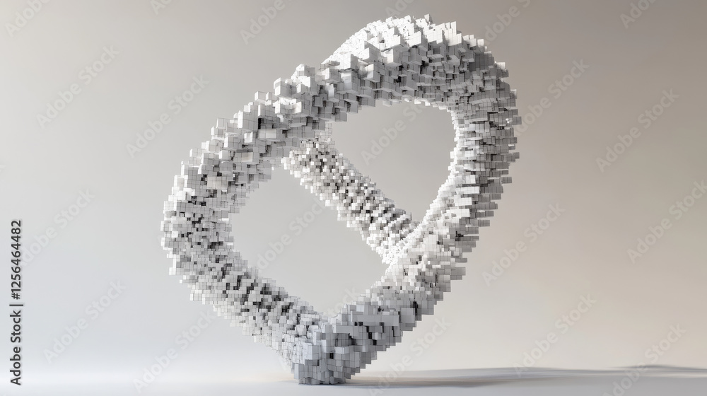 Chain vector DNA. 3D view of the simulation. Chain vector DNA. 3D view of the simulation.