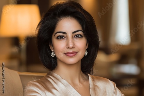 Wallpaper Mural Elegant young asian female in luxurious living room setting Torontodigital.ca