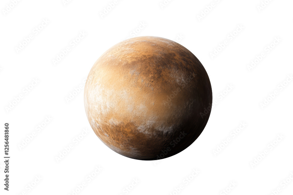 Large planet with a brownish color Large planet with a brownish color