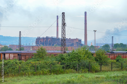 Old Ironworks factory at Zenica, Bosnia and Herzegovina