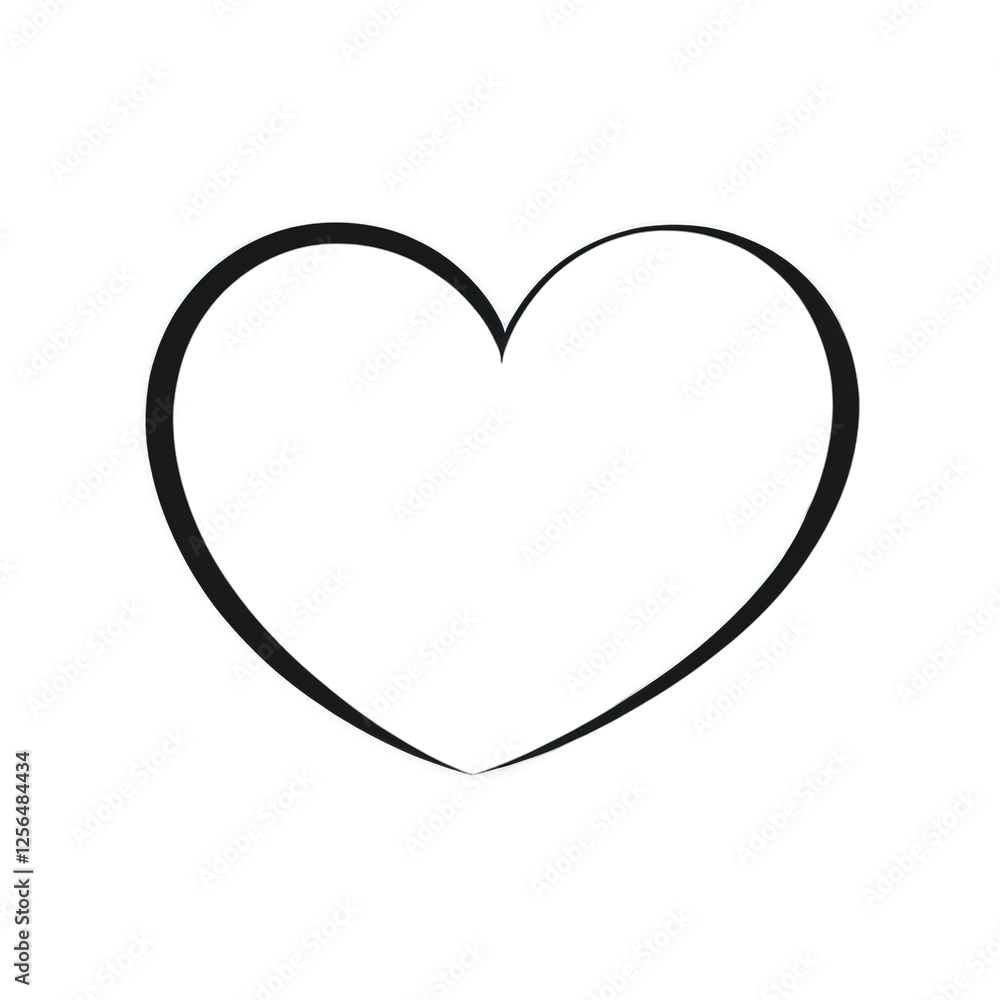 Minimalist Thin Black Line Heart Icon - Transparent PNG for Versatile Graphic Design and Creative Projects, Ideal for Websites, Social Media, and Digital Content Minimalist Thin Black Line Heart Icon - Transparent PNG for Versatile Graphic Design and Creative Projects, Ideal for Websites, Social Media, and Digital Content