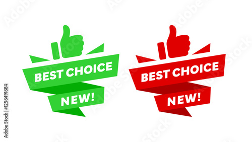 Advertising sticker best choice. Best choice badge