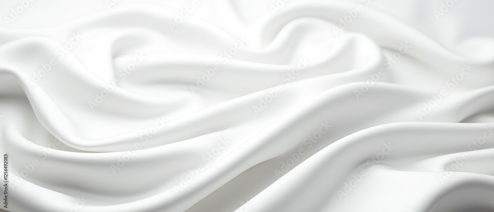 Obraz premium White Gray Satin Texture Panorama Background