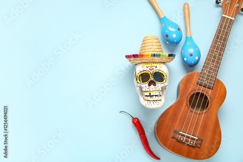 Composition with guitar and...