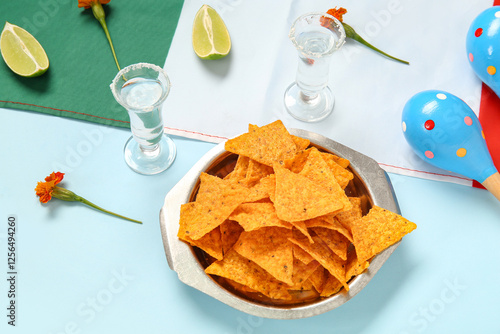 Composition with Mexican sy...