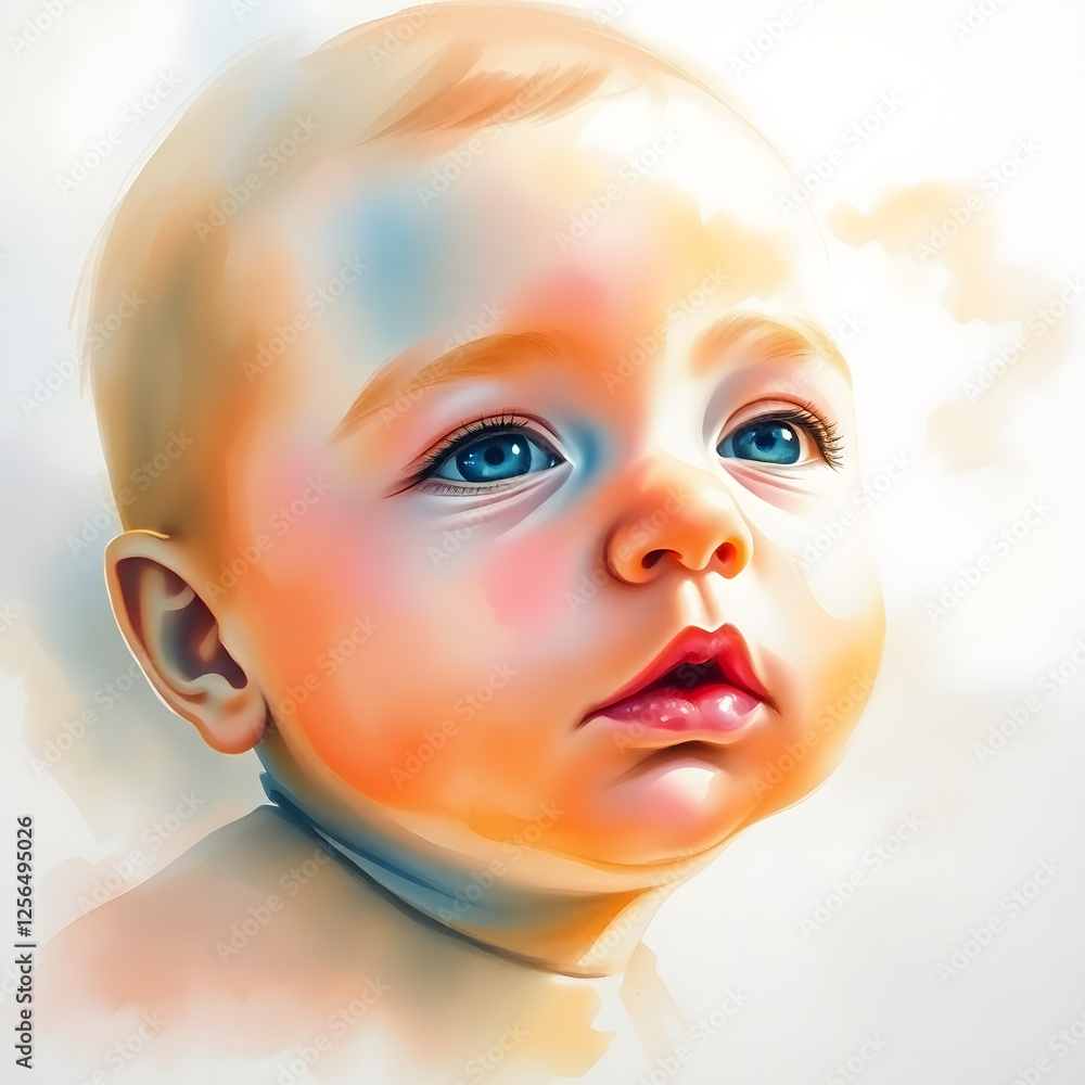 portrait of a little baby portrait of a little baby