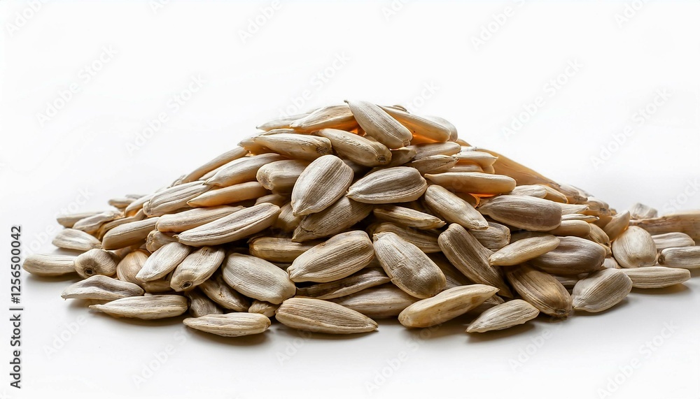 sunflower seeds isolated on white background sunflower seeds isolated on white background