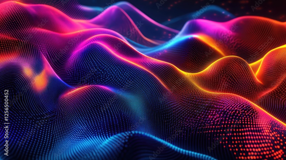 Fototapeta premium Digital Network Connection Abstract Background, Futuristic Tech Design for Communication and Internet Concepts